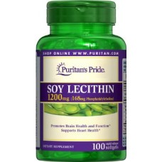 Лецитин Puritan's Pride Soy Lecithin 1200 мг 100 капсул (102976)