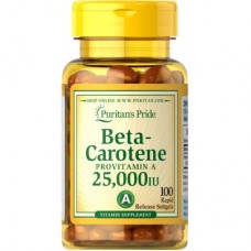 Витаминно-минеральный комплекс Puritan's Pride Beta-Carotene 25,000 МЕ 100 капсул (10289797)