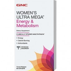 Витамины для женщин GNC Women's Ultra Mega Energy and Metabolism 90 таблеток (102323) Витамины для женщин GNC Women's Ultra Mega Energy and Metabolism 90 таблеток (102323)