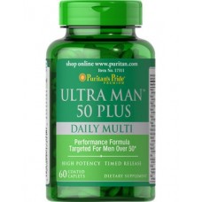 Витамины для мужчин Puritan's Pride Ultra man 50 Plus 60 капсул (103635)