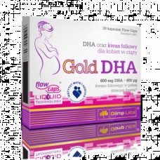 Витамины для женщин в период беременности и кормления грудью Olimp Gold DHA 30 капсул (333598) Витамины для женщин в период беременности и кормления грудью Olimp Gold DHA 30 капсул (333598)