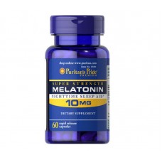 Препарат для улучшения качества сна Puritan's Pride Melatonin 10 мг 60 капсул (103681)