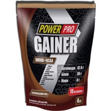 Гейнер Power Pro Gainer 4000 грамм Бразильский орех (104730-1) Гейнер Power Pro Gainer 4000 грамм Бразильский орех (104730-1)