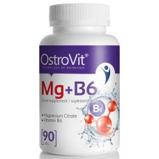 Витаминно-минеральный комплекс Ostrovit Mg + B6 90 таблеток (103967) Витаминно-минеральный комплекс Ostrovit Mg + B6 90 таблеток (103967)