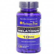 Препарат для улучшения качества сна Puritan's Pride Melatonin 10 мг 120 таблеток (103977)