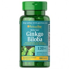 Препарат для повышения умственной энергии и работы мозга Puritan's Pride Ginkgo Biloba 120 мг 100 капсул (102928) Препарат для повышения умственной энергии и работы мозга Puritan's Pride Ginkgo Biloba 120 мг 100 капсул (102928)