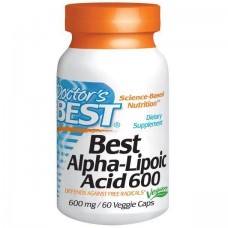 Витамины Doctor's Best Alpha Lipoic Acid 600 мг 60 капсул (104507)
