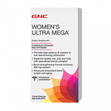 Витамины для женщин GNC Womens Ultra Mega 180 таблеток (102027) Витамины для женщин GNC Womens Ultra Mega 180 таблеток (102027)