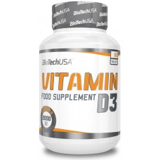 Витамины BioTech Vitamin D3 60 таблеток (333021) Витамины BioTech Vitamin D3 60 таблеток (333021)