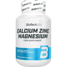 Минеральный комплекс для суставов BioTech Calcium Zinc Magnesium 100 таблеток (101851) Минеральный комплекс для суставов BioTech Calcium Zinc Magnesium 100 таблеток (101851)