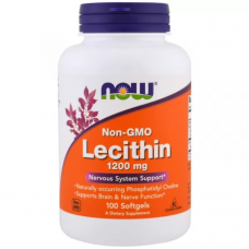 Лецитин NOW Foods Lecithin 1200 мг 100 капсул (104479)