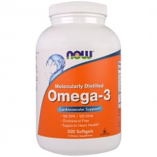 Комплекс незаменимых жирных кислот NOW Omega 3 500 капсул (104781)