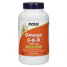 Комплекс незаменимых жирных кислот NOW Omega 3-6-9 250 капсул (103283)