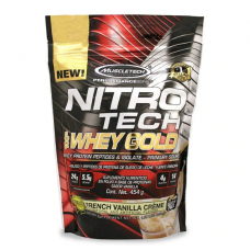Протеин MuscleTech Nitro Tech Whey Gold 454 грамм Ваниль (104664-3)