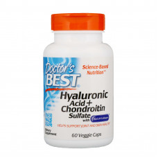 Препарат для восстановления суставов и связок Doctor's Best Hyaluronic Acid+Chondroitin Sulfate 60 капсул (104813) Препарат для восстановления суставов и связок Doctor's Best Hyaluronic Acid+Chondroitin Sulfate 60 капсул (104813)