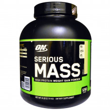 Гейнер Optimum Nutrition Serious Mass 2720 грамм Ваниль (101446-2)