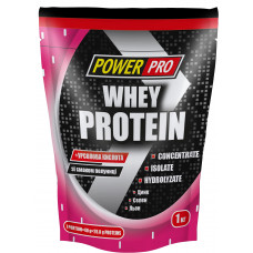 Протеин Power Pro Whey Protein 1000 грамм Клубника (101477-5)