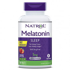 Препарат для улучшения качества сна Natrol Melatonin Fast Dissolve 5 мг 150 таблеток (104690)