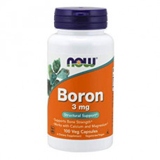 Препарат для укрепления костей NOW Boron 3 mg 100 капсул (333542)