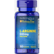Аминокислота Puritan's Pride L-Arginine 500 мг 100 капсул (103532)