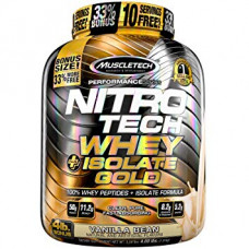 Протеин MuscleTech Nitro Tech Plus Isolate Gold 1800 грамм Ваниль (104659-1)