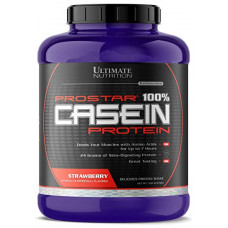 Казеин Ultimate Nutrition Prostar 100% Casein 2270 грамм Клубничный (101638-2)