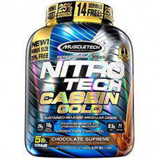 Протеин MuscleTech Nitro Tech Casein Gold 2260 грамм Шоколад (104658-2)