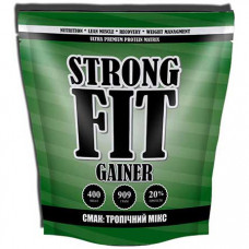 Гейнер Strong Fit Gainer 20% protein 909 грамм Тропический микс (102480-2)