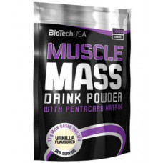 Гейнер BioTech Muscle Mass 1000 грамм Ваниль (103725-2)
