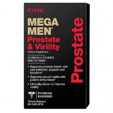 Витамины для мужчин GNC Mega Men Prostate and Virility 90 таблеток (101203) Витамины для мужчин GNC Mega Men Prostate and Virility 90 таблеток (101203)