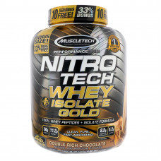 Протеин MuscleTech Nitro Tech Plus Isolate Gold 1810 грамм Шоколад (104659-3)