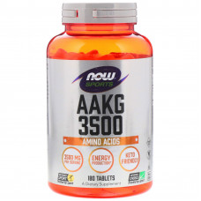 Предтренировочный комплекс NOW Foods AAKG 3500 180 таблеток (10454242) Предтренировочный комплекс NOW Foods AAKG 3500 180 таблеток (10454242)