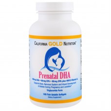 Витамины для беременных женщин California Gold Prenatal DHA 180 капсул (104311)