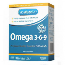 Комплекс незаменимых жирных кислот VPLab Omega 3-6-9 60 капсул (333130)
